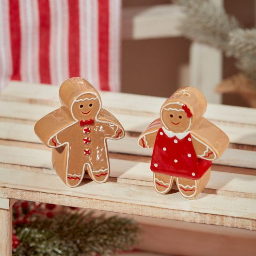 Gingerbread Salt & Pepper Set