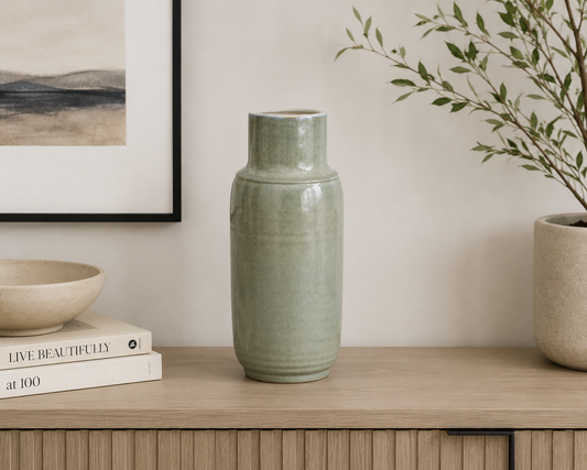 Green Vase, 20.5cm