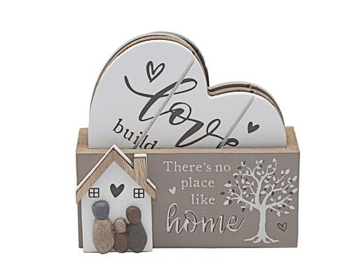 No place like home, coasters, set 4