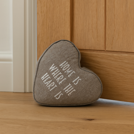 Home is where the heart is, doorstop