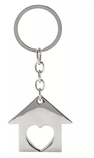 Heart Home Keyring