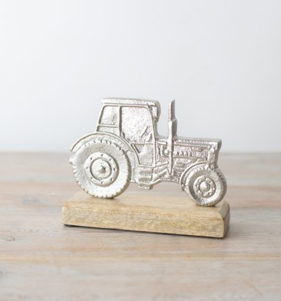 Tractor on Wood Base