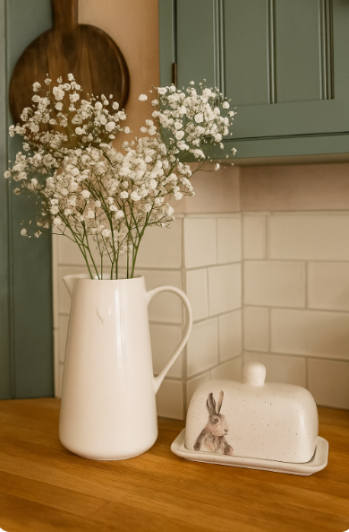 Hare Butter Dish