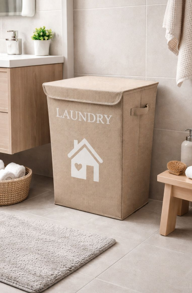Jute Home Laundry Basket