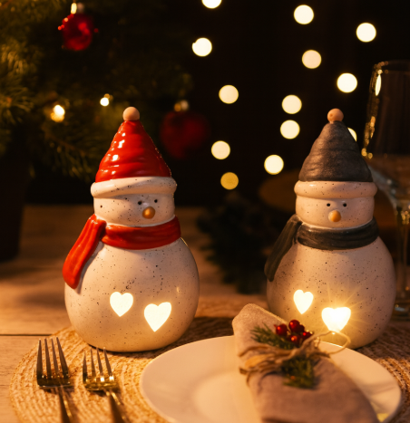 LED Snowman, 2 colours