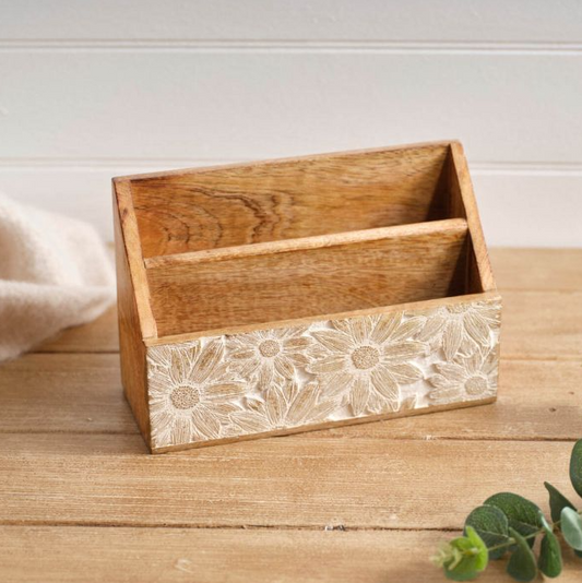 Mango Wood Letter Rack