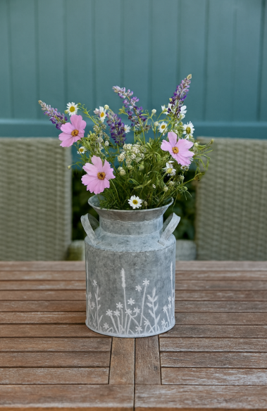 Meadow Flower Milk Churn