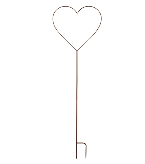 Metal Garden Heart Stake