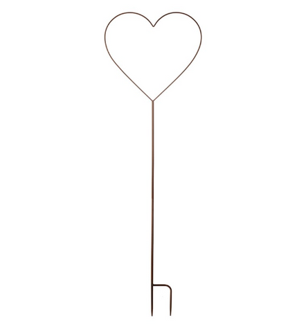 Metal Garden Heart Stake