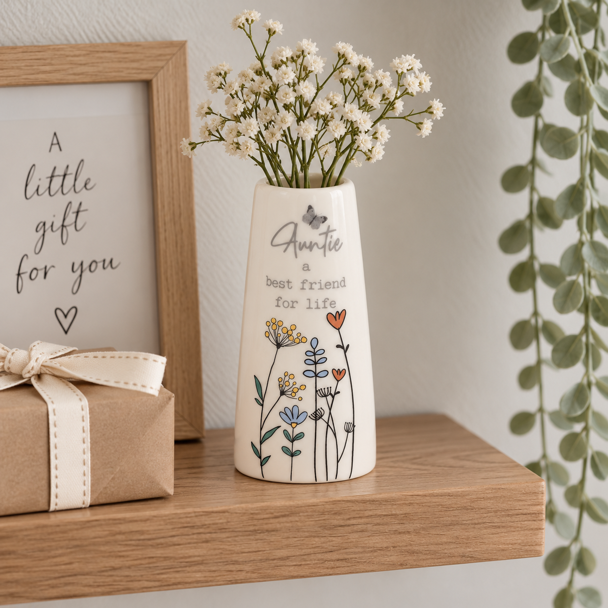 Sweet Meadow, Mini Vase, Auntie, 8cm