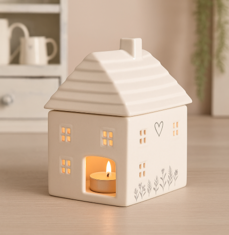 Ceramic House Oil Burner