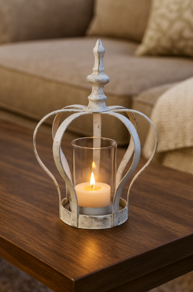 Rustic Crown Candle Holder