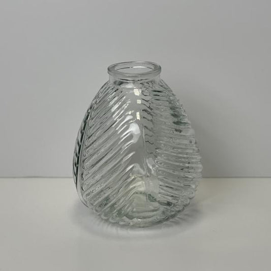 Clear Leaf Bottle H13cm W12cm D11cm  Weight-329g