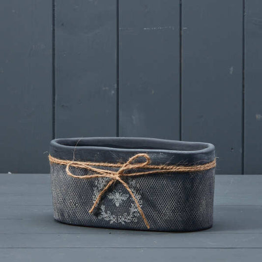 Black Bee Trough TD20x9.7cm H9.5cm