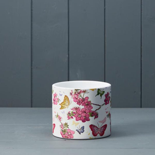 Floral Butterfly Pot TD12cm H10.5cm L12cm W12cm Weight-119g
