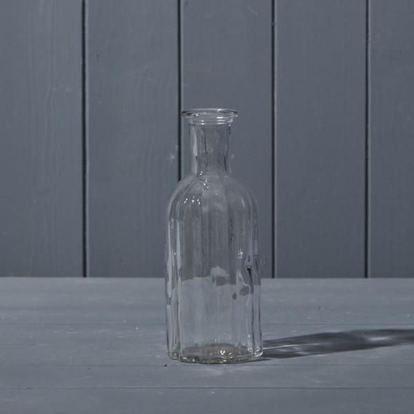 Clear Glass Bottle H19 x D7.5cm