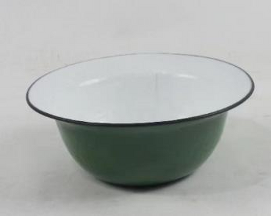 Medium Green Bowl TD35cm H13cm BD29cm No Drainage Hole