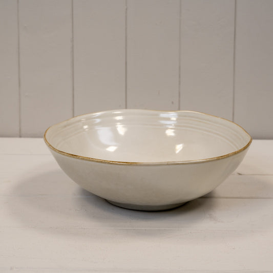 Satchville Stoneware Salad Bowl
