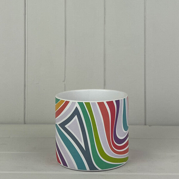 Rainbow Pot TD12cm H10.5cm L12cm W12cm Weight-119g