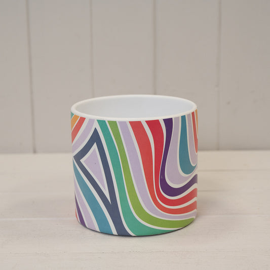 Rainbow Pot TD13.8cm H12.5cm L13.8cm W13.8cm Weight-138g