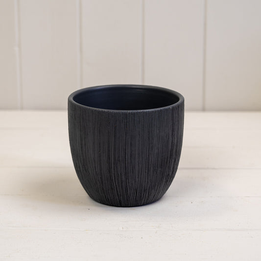 Slate Grey Pot TD11.5cm H10cm