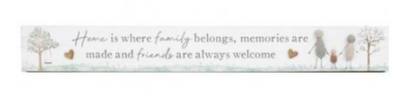 Pebble Family & Friends Plaque, 80cm
