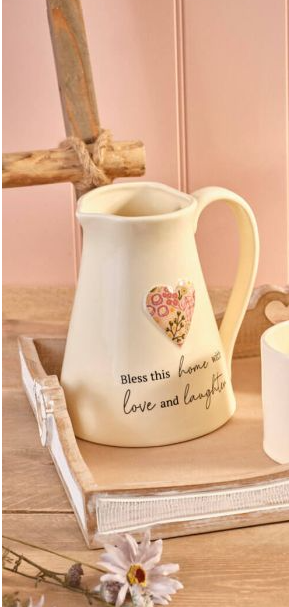 Bless this home, jug