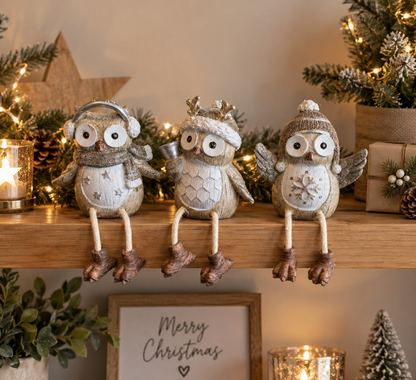 Owl Shelfies, set 3
