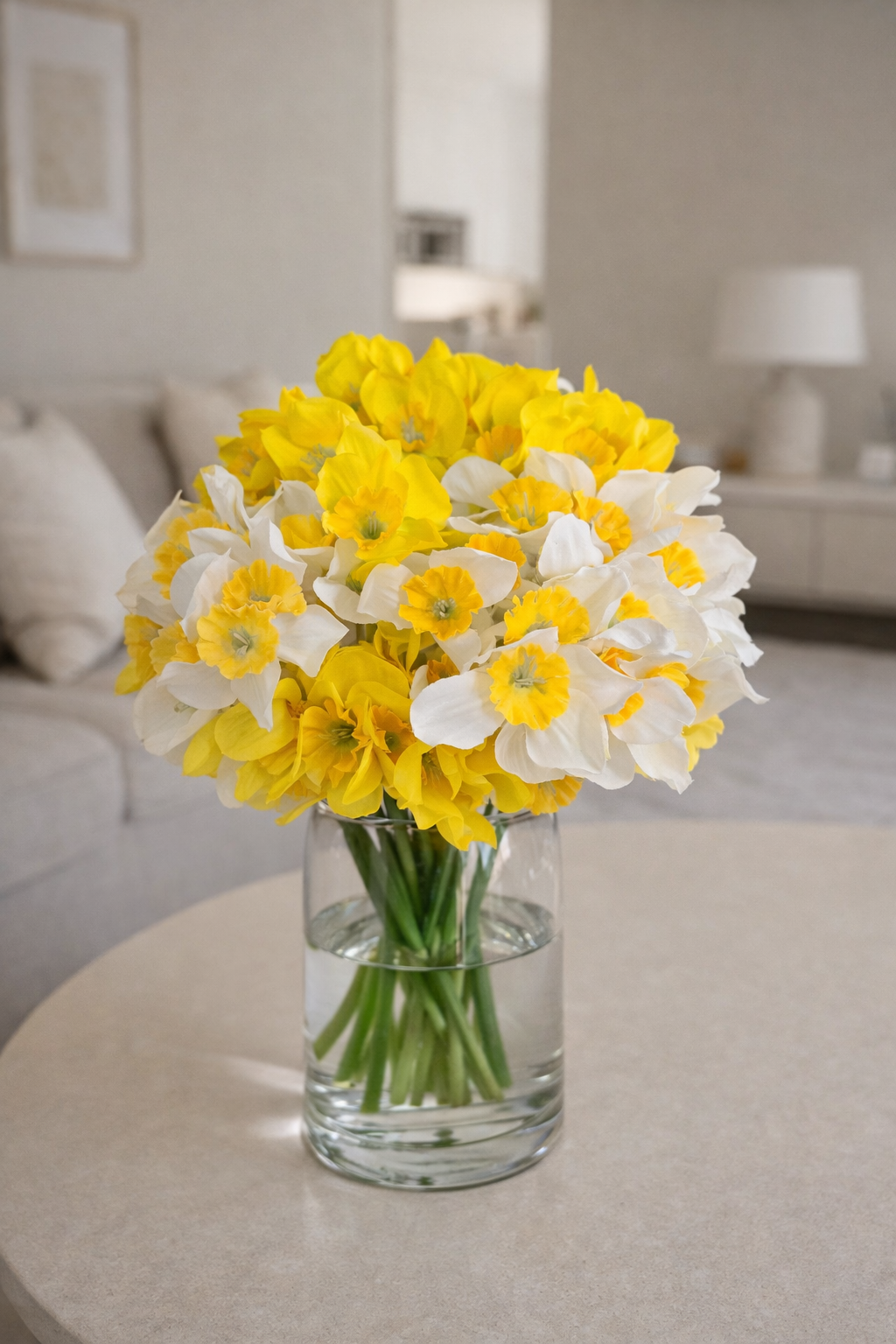 Faux Daffodil Bunch, 2 colours