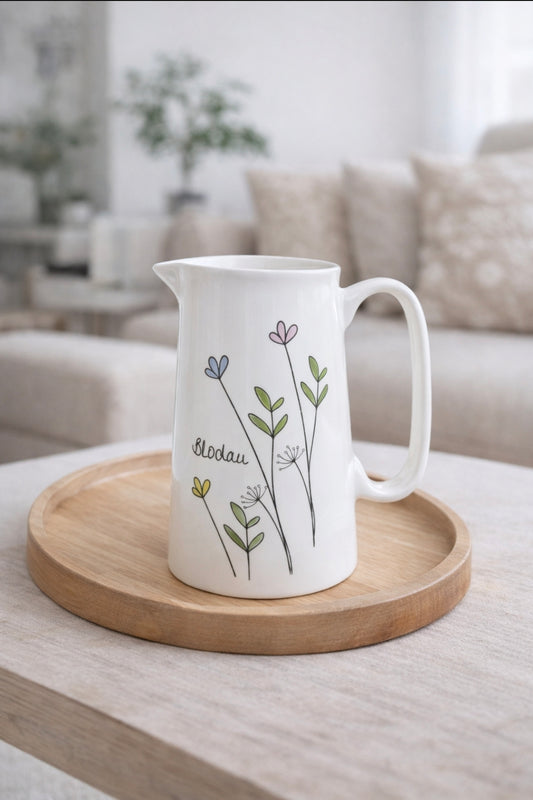 Spring Flower Blodau Jug
