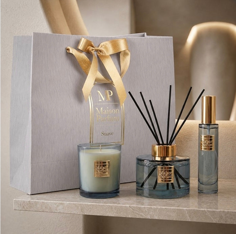 Gift bag set - Candle, Diffuser, Room Spray - Inspired by Dior Sauvage