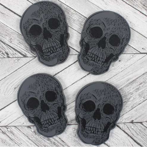 Skull Coasters, set 4