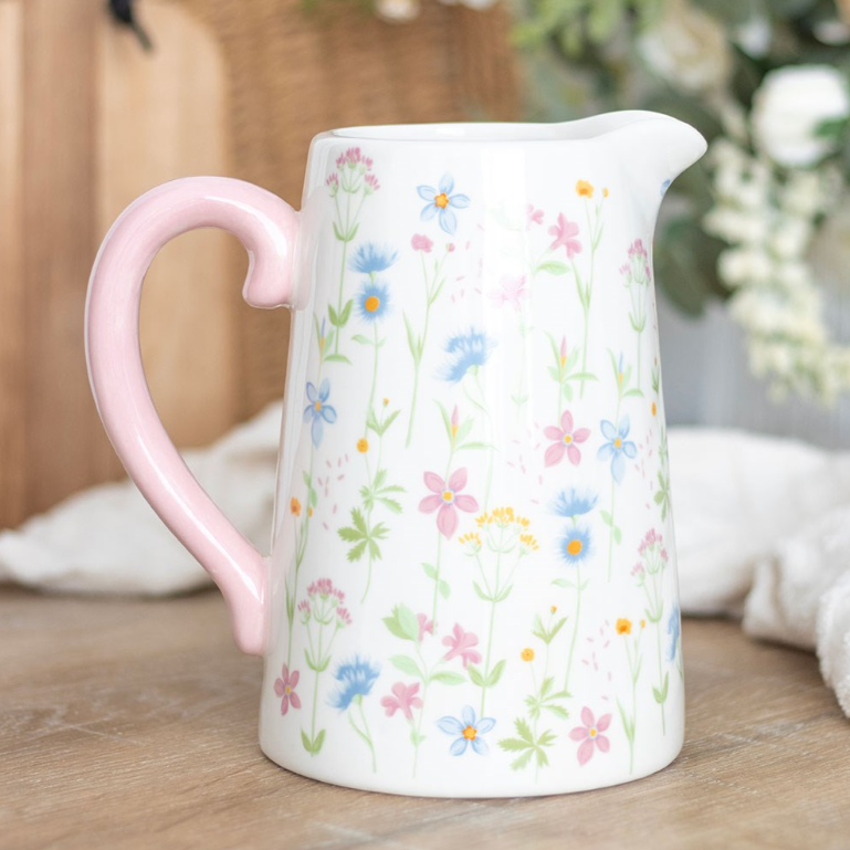 Floral Spring Ceramic flower Jug