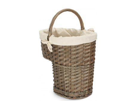 Antique Wash Stair Basket with lining