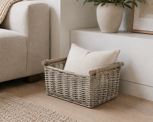 Antique Wash Storage Basket