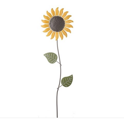 Metal Sunflower Stake