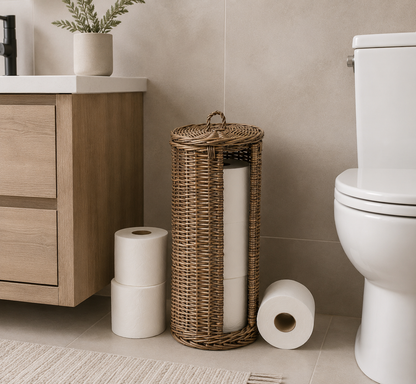 Open Round Toilet Roll Holder