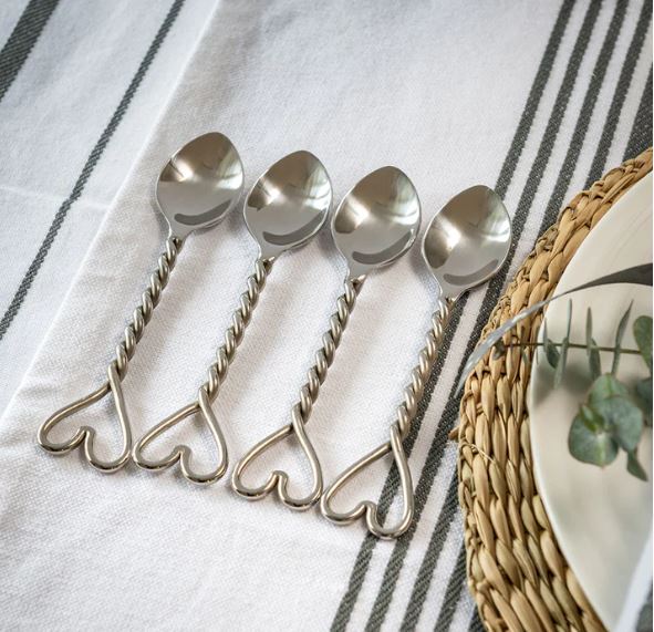 Twisted Heart Spoons