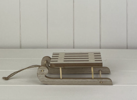 Wooden hanging/styling sleigh