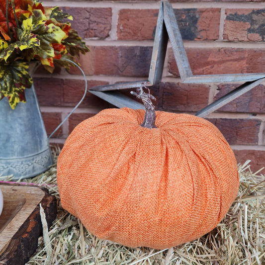 Orange Linen Pumpkin