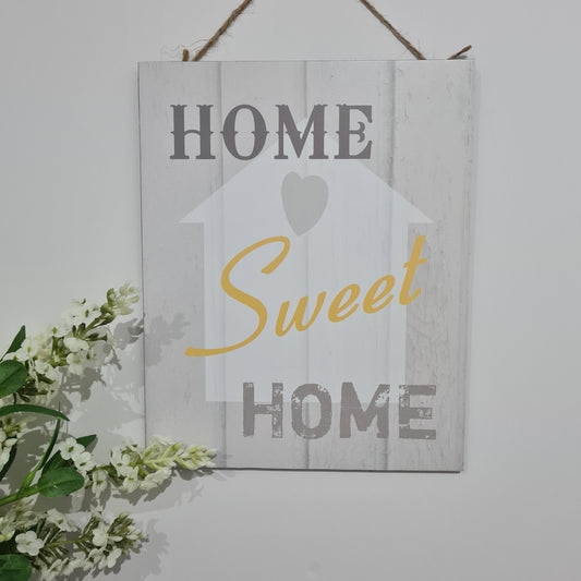 Home Sweet Home, Hanging Wall Sign