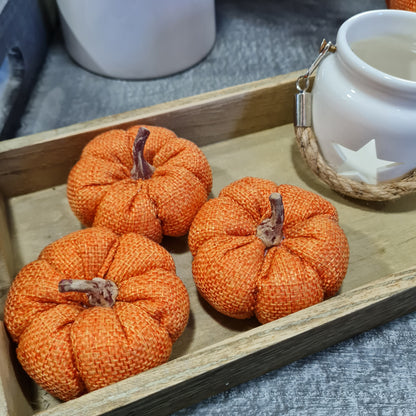 Set3, Orange Linen Pumpkin