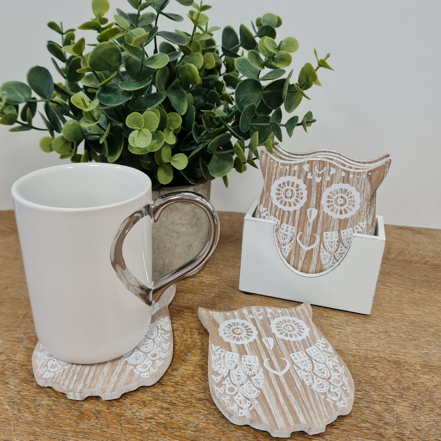 Owl Coaster, Set of 4