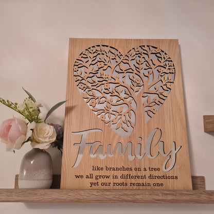 Family Tree Of Life Wall Plaque