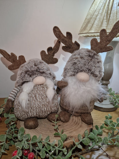 Mr & Mrs Antler Gnome