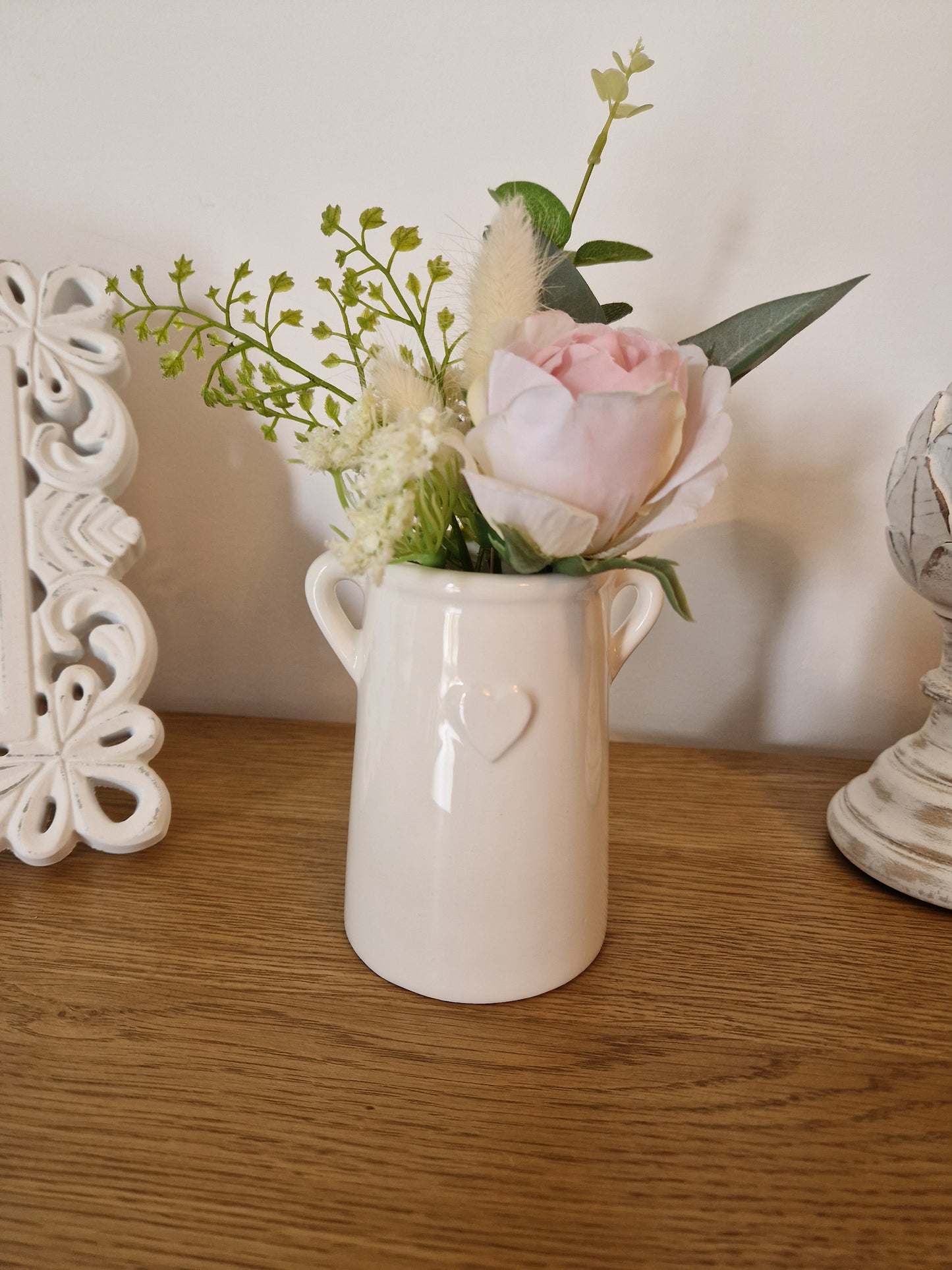 Embossed Heart Jug,