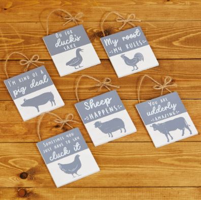 Farm Hangers, 6 designs