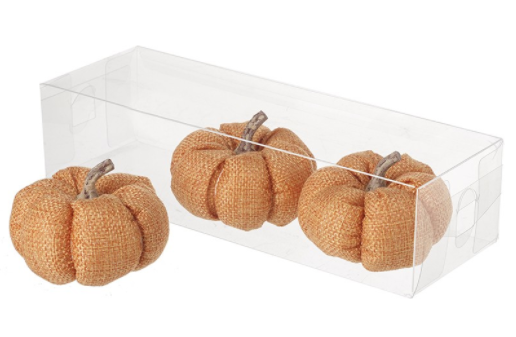 Set3, Orange Linen Pumpkin