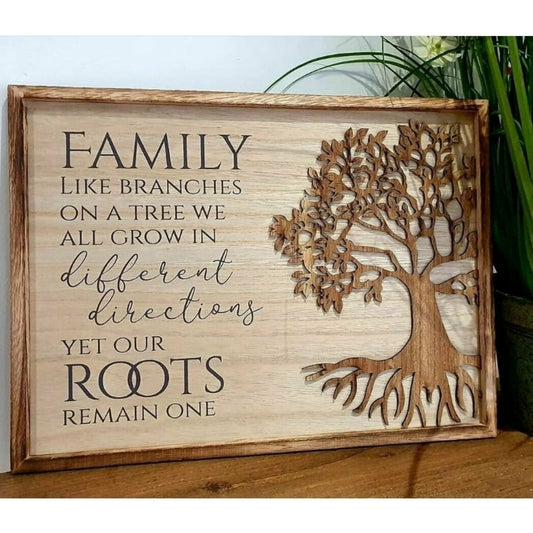 Tree Of Life Plaque 'Different Directions'