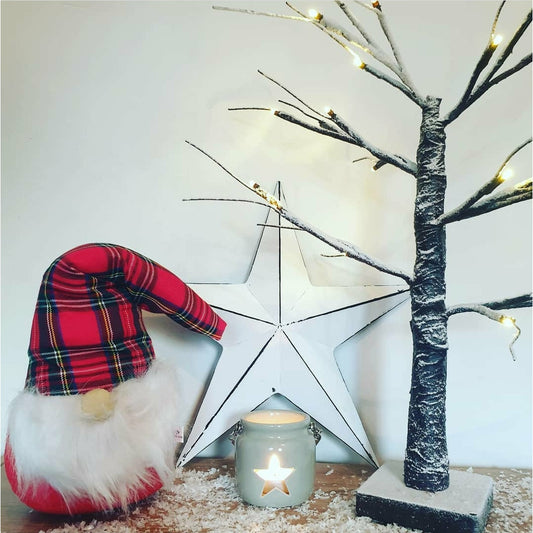 Santa With Tartan Hat